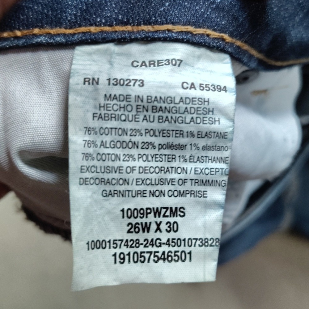 Wrangler Retro Mae Bootcut Jeans Womens 26Wx30 Blue Mid Rise Stretch - Picture 5 of 8